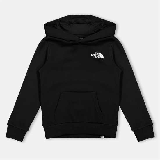 The North Face Simple Dome Over-The-Head Hoodie Junior Черно ТНФ Детски суитчъри и блузи с качулки
