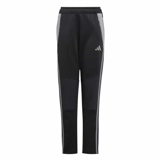 Adidas Детски Анцуг Tiro24 Winterised Tracksuit Bottoms Juniors черно/светло сиво Детски долнища за бягане