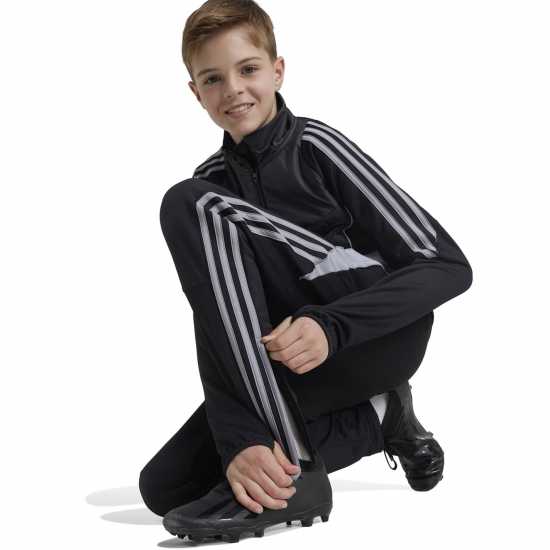 Adidas Детски Анцуг Tiro24 Winterised Tracksuit Bottoms Juniors черно/светло сиво Детски долнища за бягане