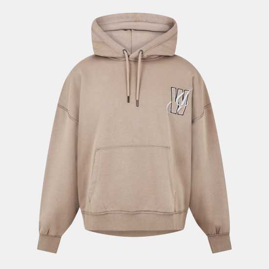 Jw Drawstring Kangaroo Pocket Hoodie  