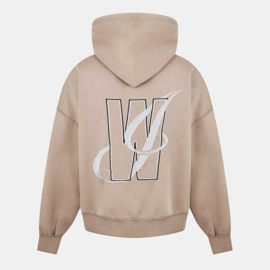 Jw Drawstring Kangaroo Pocket Hoodie  
