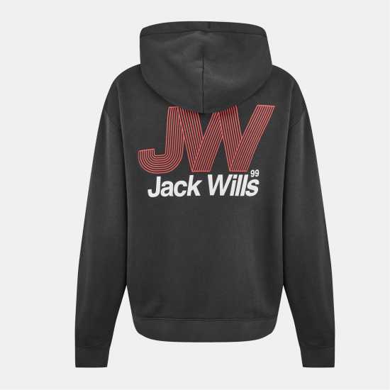 Jw Blur Graphic Hoodie Jw Blur Graphic Hoodie
