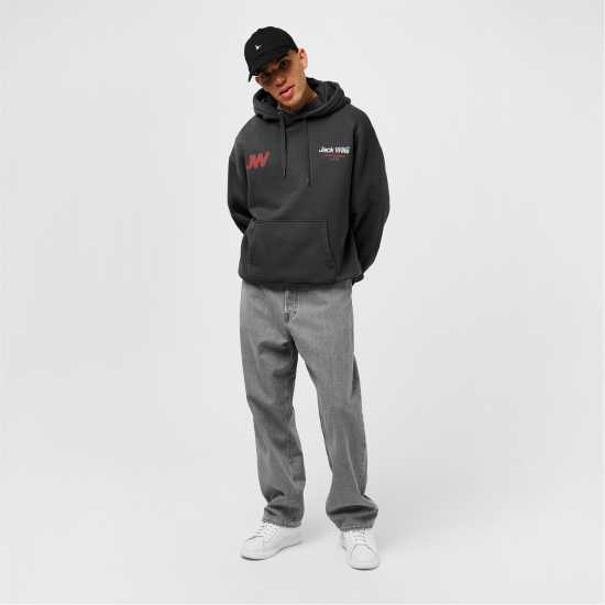 Jw Blur Graphic Hoodie Jw Blur Graphic Hoodie