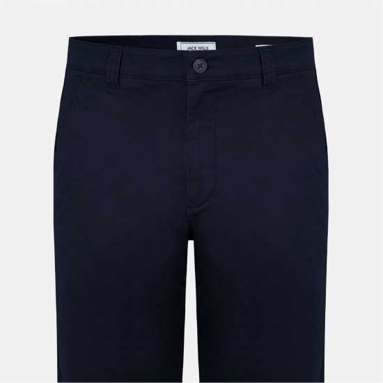Jack Wills Relaxed Chinos Sn54 Black Jack Wills Relaxed Chinos Sn54 Black
