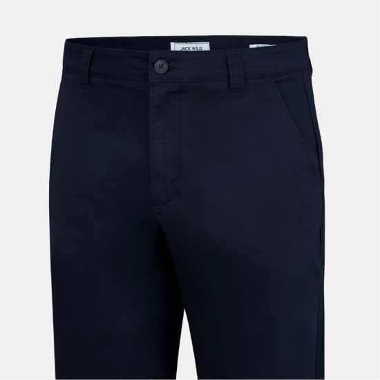 Jack Wills Relaxed Chinos Sn54 Black Jack Wills Relaxed Chinos Sn54 Black