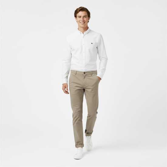 Jack Wills Men's Relaxed Chinos Бледо кафяво Jack Wills Men's Relaxed Chinos Бледо кафяво