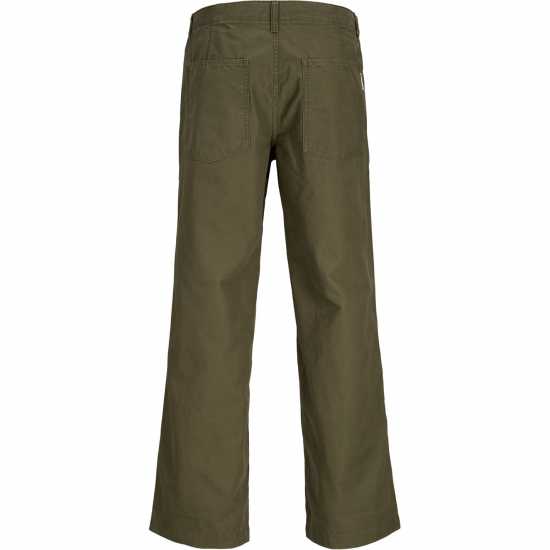 Мъжки Панталон Jack And Jones Flared Trousers Mens Олива Нощ Мъжки панталони чино