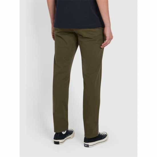 Farah Farah Elm Slim Chinos Олива зелено 390 