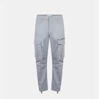 Firetrap Мъжки Панталони Cargo Trouser Mens Сиво пухкаво Firetrap Мъжки Панталони Cargo Trouser Mens Сиво пухкаво