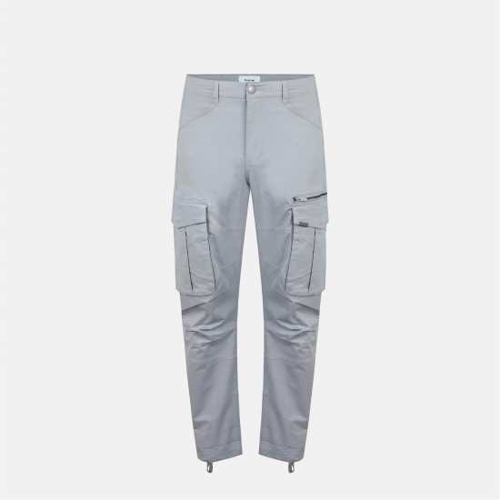 Firetrap Мъжки Панталони Cargo Trouser Mens Сиво пухкаво Firetrap Мъжки Панталони Cargo Trouser Mens Сиво пухкаво