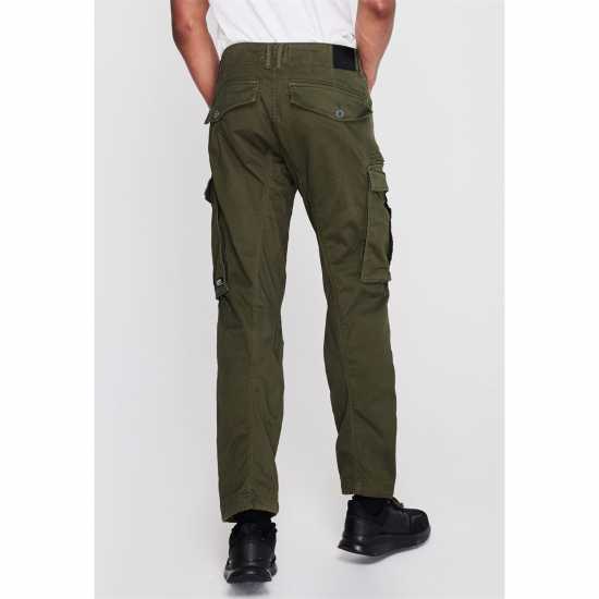 Firetrap Мъжки Панталон Чино Cargo Chinos Mens Green Camo Мъжки панталони чино
