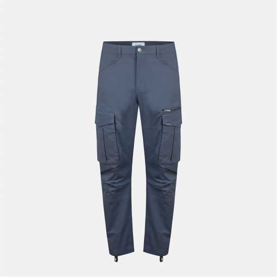 Firetrap Мъжки Панталони Cargo Trouser Mens Угнетено сиво 