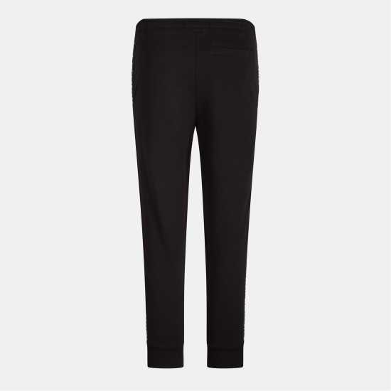 Lyle And Scott Eagle Tape Joggers Black Z865 