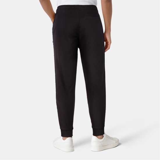 Lyle And Scott Eagle Tape Joggers Black Z865 
