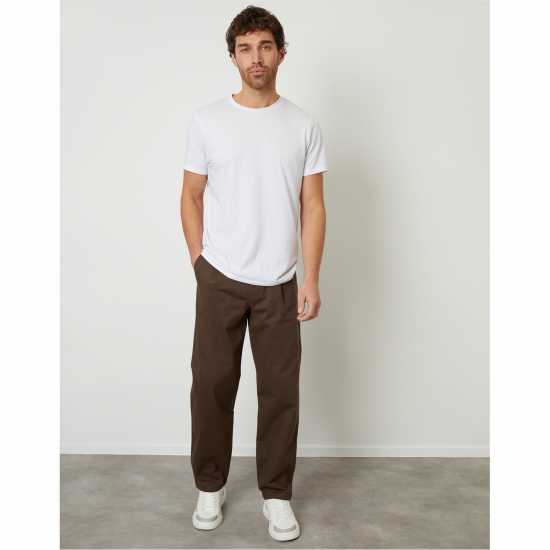 Threadbare Men's Fog Chinos Шоколад 