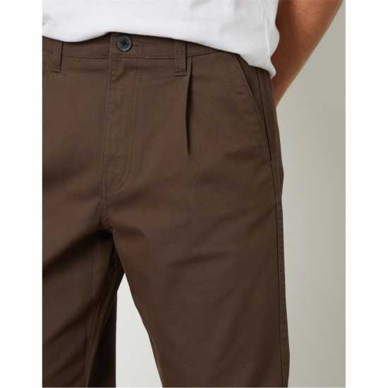 Threadbare Men's Fog Chinos Шоколад 