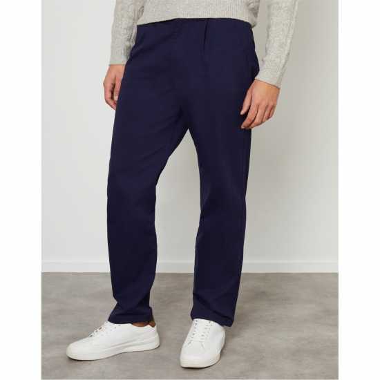 Threadbare Men's Fog Chinos Морска синьо 