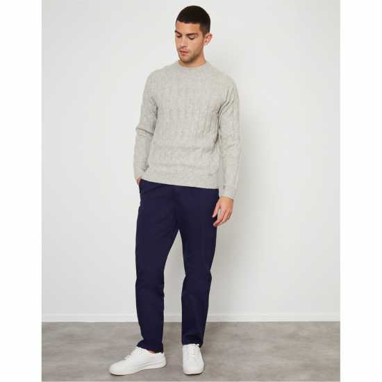 Threadbare Men's Fog Chinos Морска синьо 