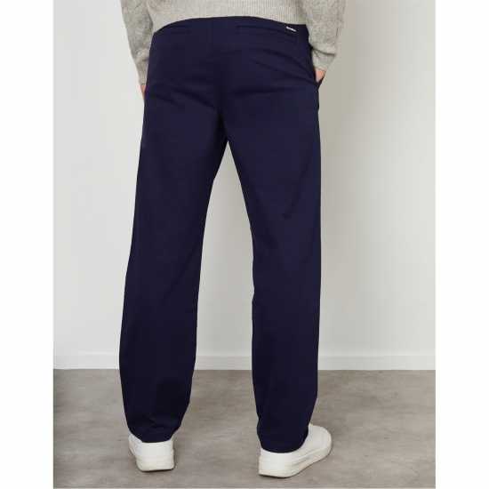 Threadbare Men's Fog Chinos Морска синьо 