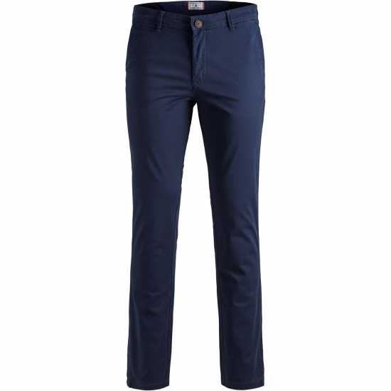 Jack And Jones Панталони Чино Slim Stretch Chino Trousers Нави блейзър Мъжки панталони чино