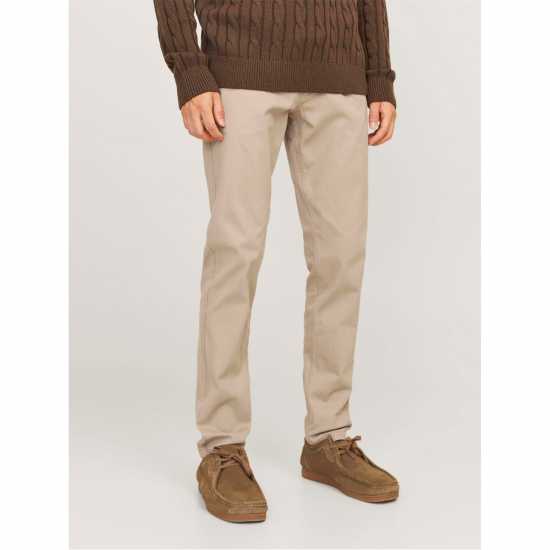 Мъжки Панталони Jack And Jones 2-Pack Marco Chino Trouser Mens Посуда Мъжки Панталони Jack And Jones 2-Pack Marco Chino Trouser Mens Посуда