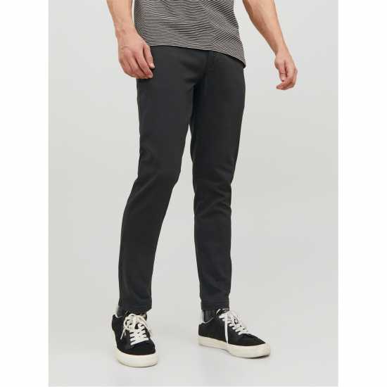 Мъжки панталони чино Мъжки Панталони Jack And Jones 2-Pack Marco Chino Trouser Mens Черно/Олива Мъжки Панталони Jack And Jones 2-Pack Marco Chino Trouser Mens Черно/Олива Мъжки панталони чино