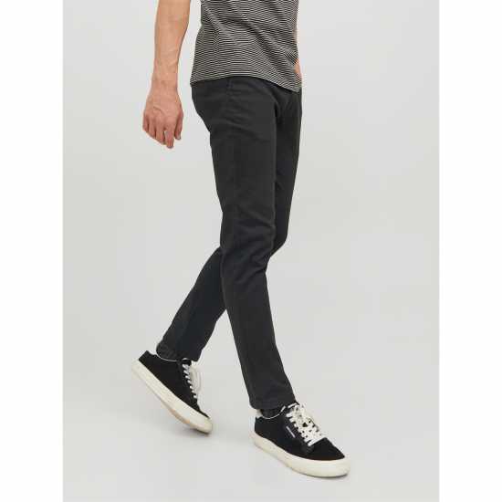 Мъжки панталони чино Мъжки Панталони Jack And Jones 2-Pack Marco Chino Trouser Mens Черно/Олива Мъжки Панталони Jack And Jones 2-Pack Marco Chino Trouser Mens Черно/Олива Мъжки панталони чино