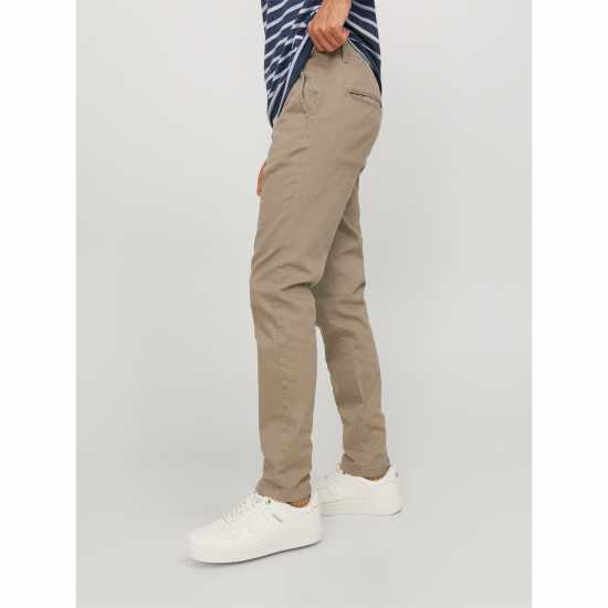 Мъжки Панталони Jack And Jones 2-Pack Marco Chino Trouser Mens Бежово/Морско синьо Мъжки панталони чино