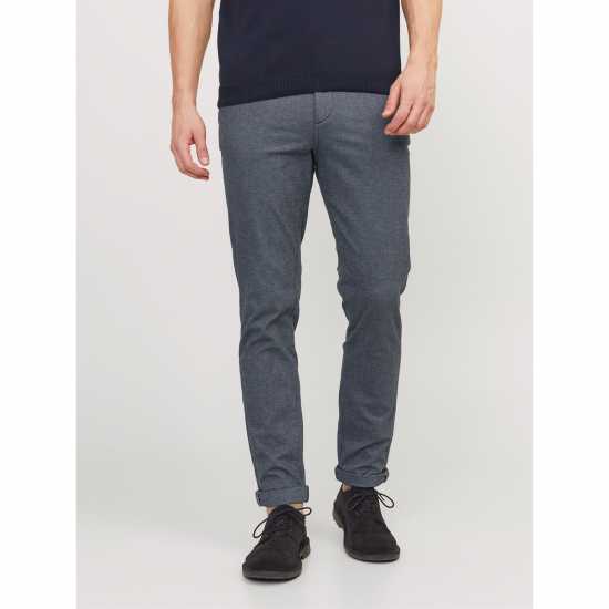 Мъжки панталони чино Jack And Jones Fury Chino Trouser Изчезнало деним Jack And Jones Fury Chino Trouser Изчезнало деним Мъжки панталони чино