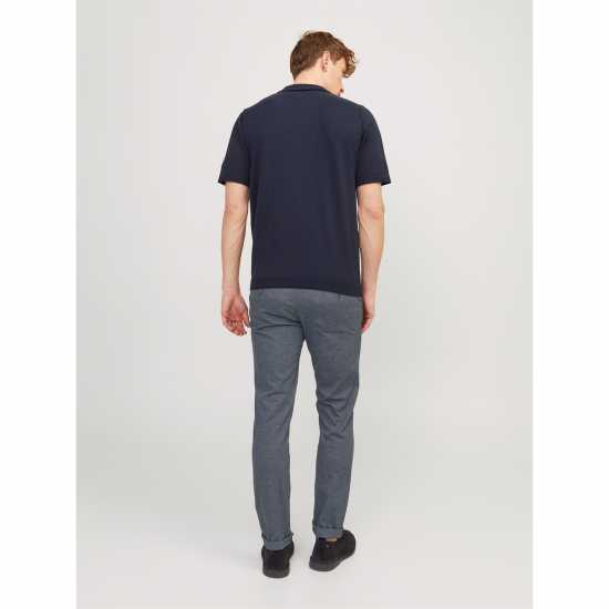 Мъжки панталони чино Jack And Jones Fury Chino Trouser Изчезнало деним Jack And Jones Fury Chino Trouser Изчезнало деним Мъжки панталони чино