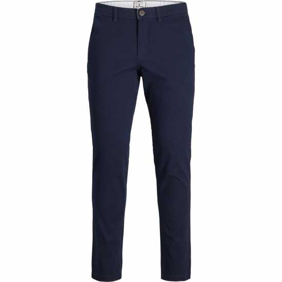 Мъжки Панталони Jack And Jones Jack+ Dave Chino Trouser Mens Plus Size Нави блейзър 