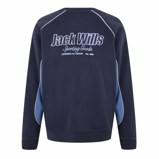 Мъжки горнища на анцуг Jack Wills Retro Sport Crew Jumper Jack Wills Retro Sport Crew Jumper Мъжки горнища на анцуг
