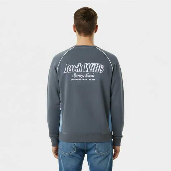Jack Wills Men's Jw Retro Sport Crew Sweatshirt  