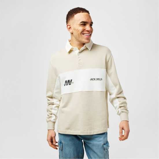 Jack Wills Logo Rugby Polo Пъти Мъжки горнища на анцуг