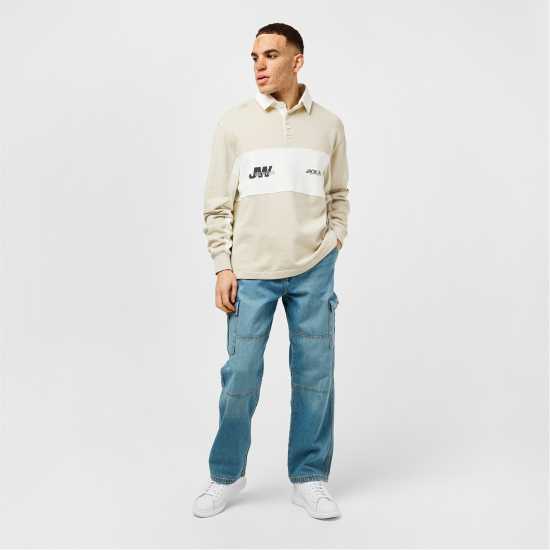 Jack Wills Logo Rugby Polo Пъти Мъжки горнища на анцуг