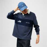 Jack Wills Logo Rugby Polo Нощно небе Мъжки горнища на анцуг