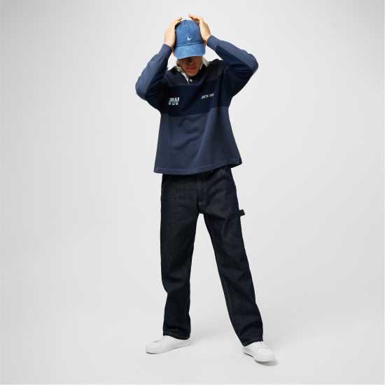 Мъжки горнища на анцуг Jack Wills Logo Rugby Polo Нощно небе Jack Wills Logo Rugby Polo Нощно небе Мъжки горнища на анцуг