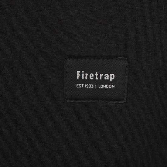 Firetrap Scuba Tee Mens Black Firetrap Scuba Tee Mens Black