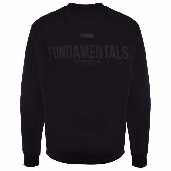 Firetrap Puff Crw Sn53 Черно Мъжки горнища на анцуг