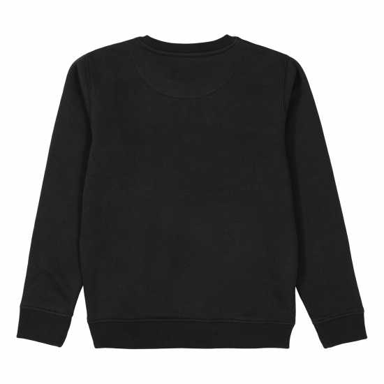 Блуза Обло Деколте Jack Wills Crew Neck Sweatshirt Black Детски горнища и пуловери