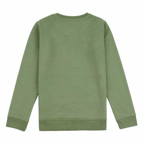 Блуза Обло Деколте Jack Wills Crew Neck Sweatshirt Olivine Детски горнища и пуловери