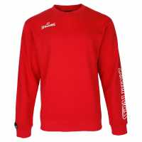 Spalding Team Ii Crew Sweatshirt Childrens Red Детски горнища и пуловери