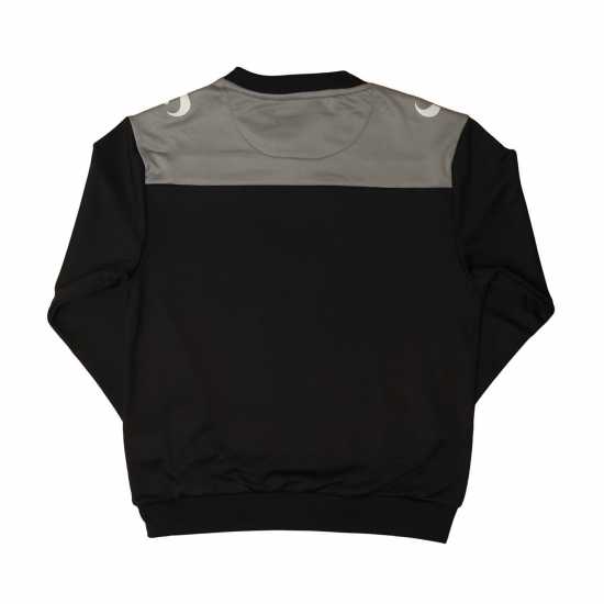 Sondico Performance Crew Sweatshirt Черно/Тъмно сиво 