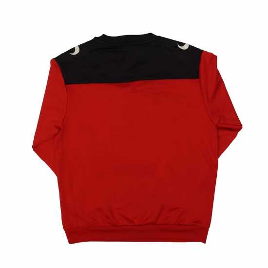 Sondico Performance Crew Sweatshirt Червен/Черен 