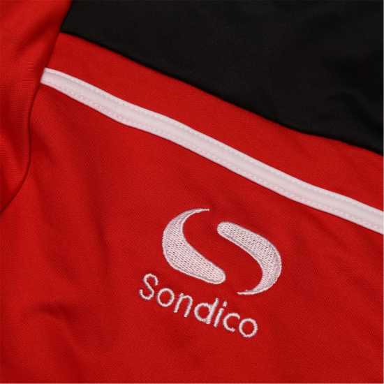 Sondico Performance Crew Sweatshirt Червен/Черен 