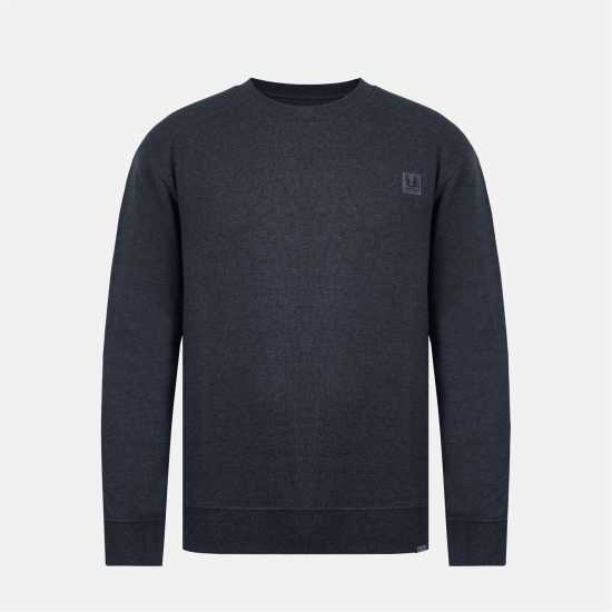 Firetrap Crew Sweatshirt Тъмно сиво марл 
