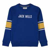 Jack Wills Layham Crew Jn99  Детски горнища и пуловери