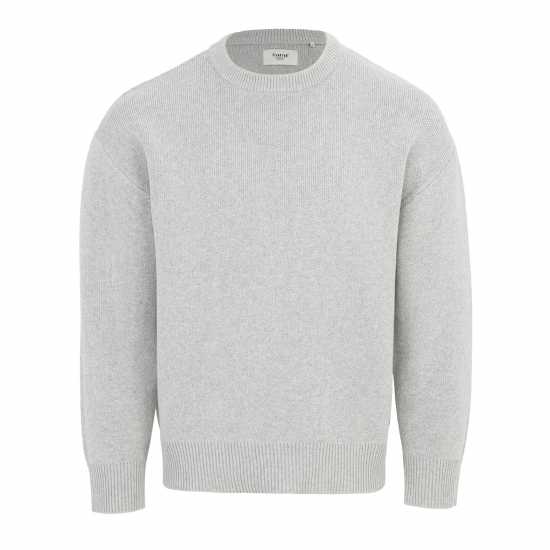 Мъжки горнища на анцуг Firetrap Crew Neck Sweater Knitted Jumper Men Светло сиво Firetrap Crew Neck Sweater Knitted Jumper Men Светло сиво Мъжки горнища на анцуг