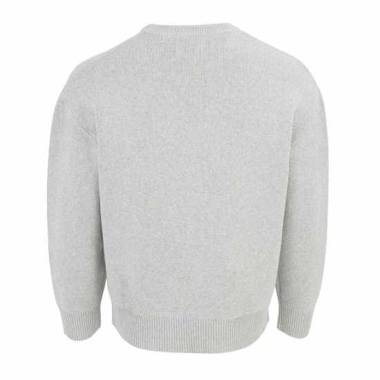 Мъжки горнища на анцуг Firetrap Crew Neck Sweater Knitted Jumper Men Светло сиво Firetrap Crew Neck Sweater Knitted Jumper Men Светло сиво Мъжки горнища на анцуг