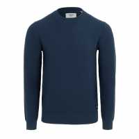Firetrap Блуза С Обло Деколте Crew Neck Jumper Knitted Pullover Men Морска синьо Мъжки горнища на анцуг